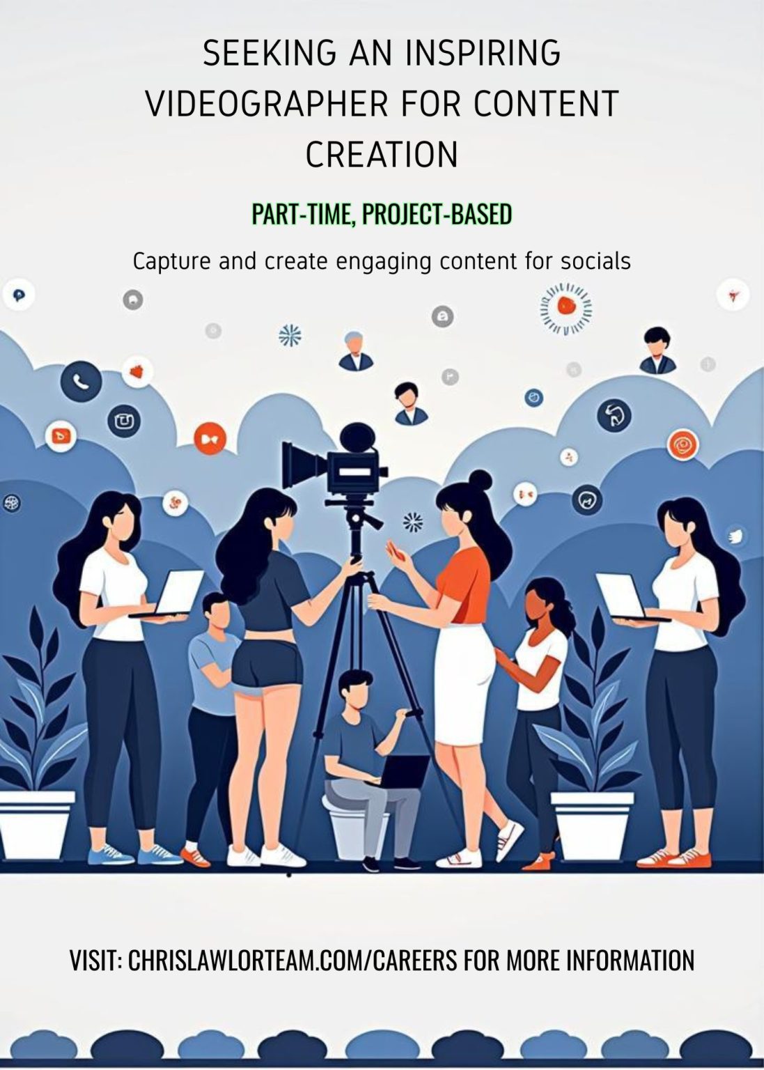 Flyer - Seeking Videographer Today!